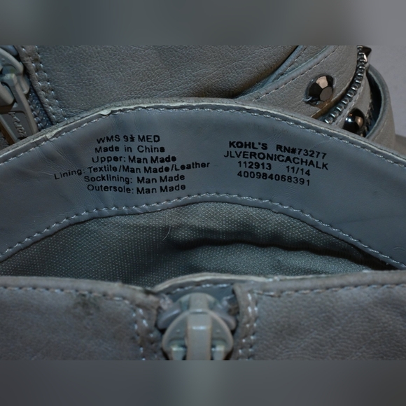 Jennifer Lopez Veronica Chalk Ankle Boots 112913 Size 9.5M Pre-owned, Stylish - Picture 4 of 7